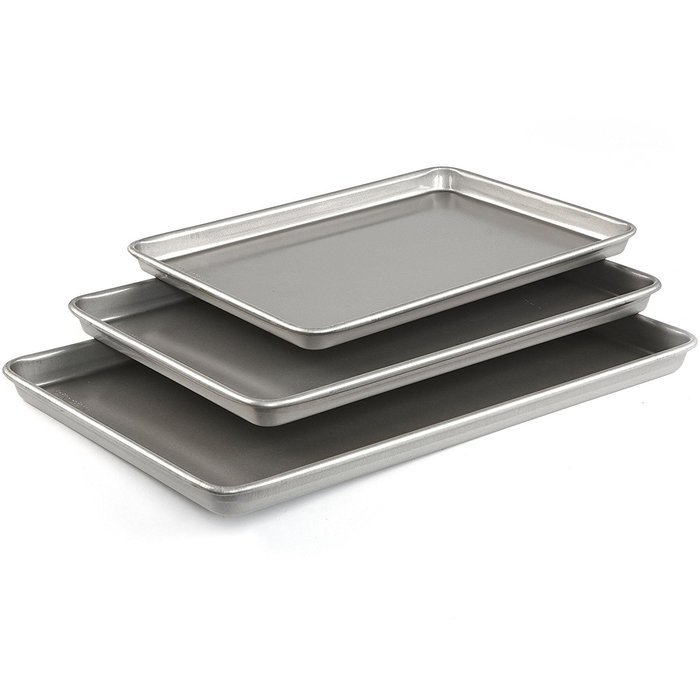 Emeril Lagasse 62671 Aluminized Steel Nonstick 3-Piece Cookie Sheet