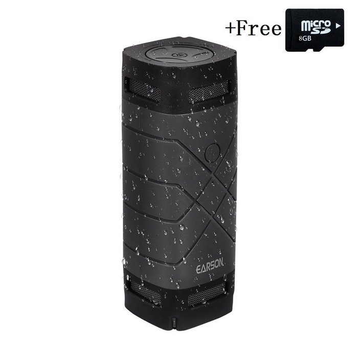 Earson Er-163 Waterproof Outdoor Speaker Stereo Shockproof Wireless Bluetooth 4.0 Music Speakers Portable Loudspeaker...