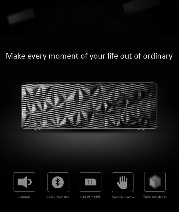 KD Bluetooth Wireless Stereo Speaker for Computers & Smartphones - Bluetooth 3.0 Technology with Built-in Speakerphone... N3