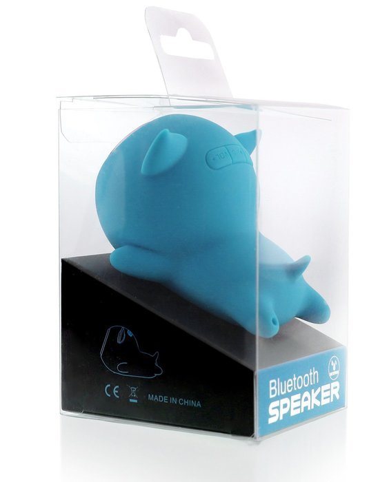 Danyer Portable Wireless Bluetooth Speaker Mini Waterproof Pig Shape Blue N3