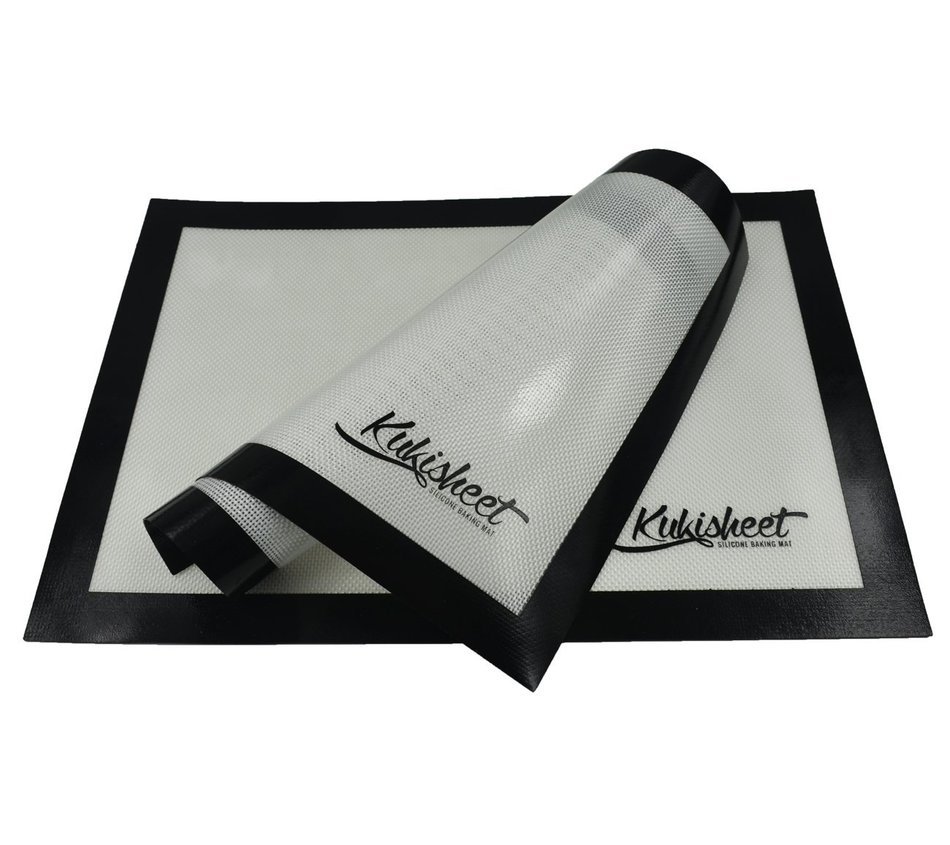 KuKisheet Silicone Baking Mat 16.25 X 11.5 Inches Professional Grade-baking Mat Set of One With Spatula And Basting... N2