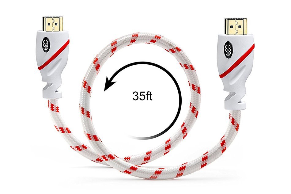 HDMI Cable 2.0 - 50 FEET, CL3 Rated, 4K Ultra-High Speed Supports Ethernet Audio Return, 4K, Ultra HD 2160p, Bandwidth... N10