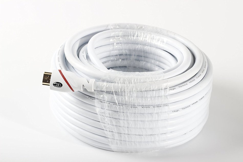 HDMI Cable 2.0 - 50 FEET, CL3 Rated, 4K Ultra-High Speed Supports Ethernet Audio Return, 4K, Ultra HD 2160p, Bandwidth... N19