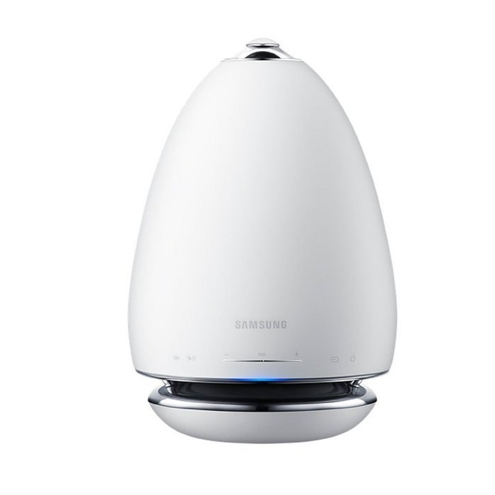 New! Samsung Wam6501 Radiant-360 R6 Wireless Omnidirectional Speaker [White] N2