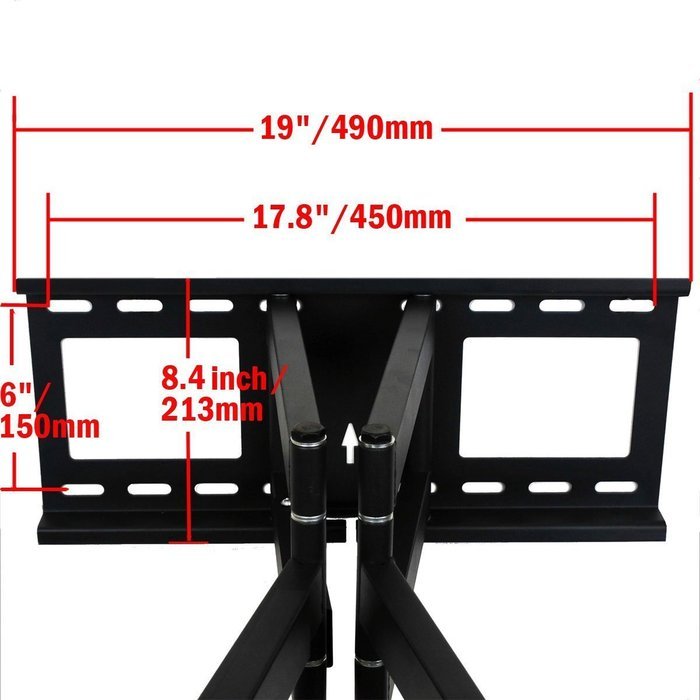 VideoSecu ML531BE TV Wall Mount for most 22"-55" LED LCD Plasma Flat Screen Monitor up to 88 lb VESA 400x400 with... N16