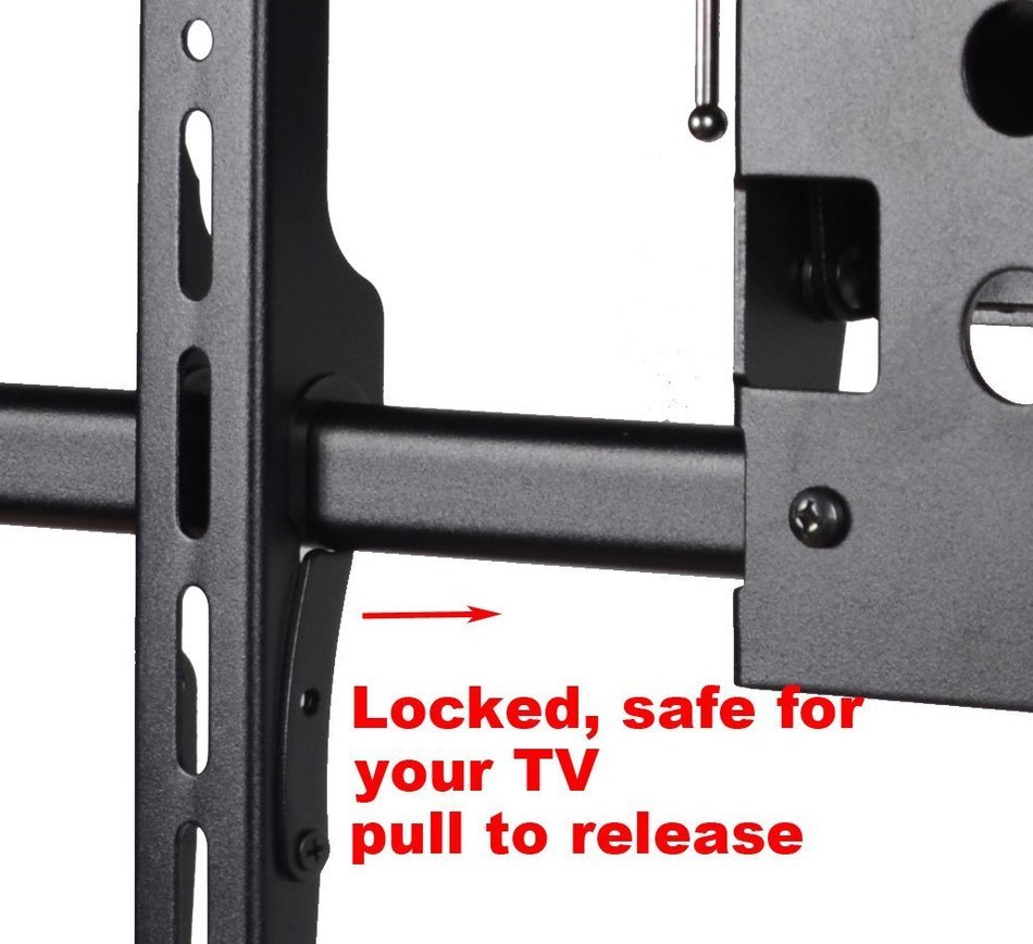 VideoSecu ML531BE TV Wall Mount for most 22"-55" LED LCD Plasma Flat Screen Monitor up to 88 lb VESA 400x400 with... N17