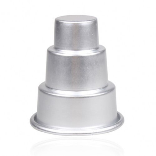 Dealglad DIY Mini 3-tier Cupcake Pudding Chocolate Cake Mold Mould Baking Pan M Size N2