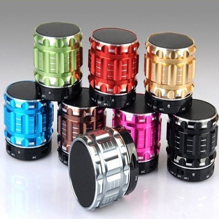 Aolyty Mini Portable Wireless Bluetooth 3.0 Speakers Metal Steel Stereo Speaker Hands Free with FM Radio Support... N10