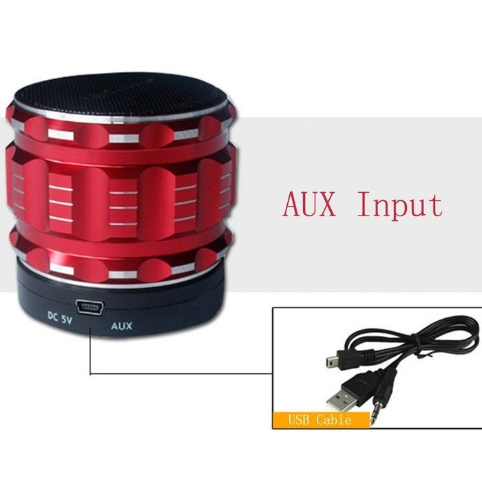 Aolyty Mini Portable Wireless Bluetooth 3.0 Speakers Metal Steel Stereo Speaker Hands Free with FM Radio Support... N12