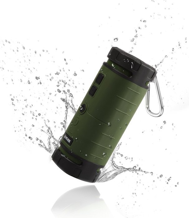 Powerseed BT200 Sports Outdoor Portable Bluetooth Speaker with bike water bottle holder N13