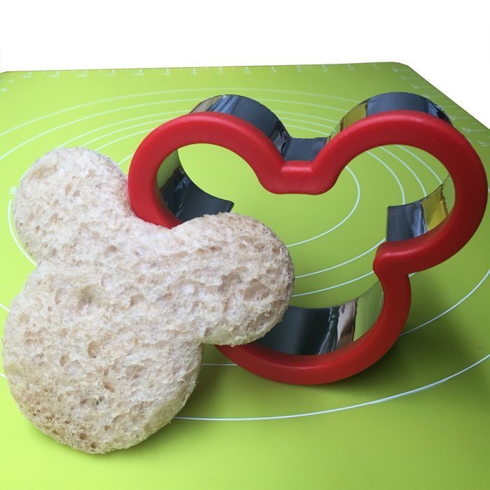 Ebake Stainless Steel Sandwich Cutter Biscuit Mold Cookie Cutter (Mickey Mouse) N4