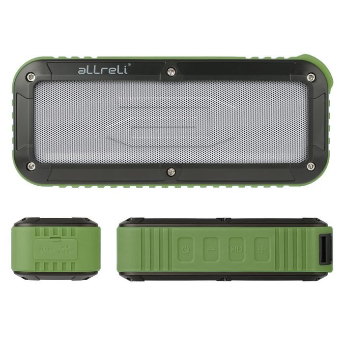 Powerful Outdoor and Shower Bluetooth Speaker, aLLreLi Portable Bluetooth 4.0 Speaker with 8 Hour Rechargeable... N5