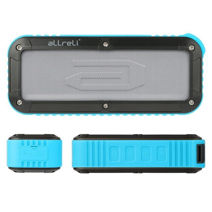 Powerful Outdoor and Shower Bluetooth Speaker, aLLreLi Portable Bluetooth 4.0 Speaker with 8 Hour Rechargeable... N12