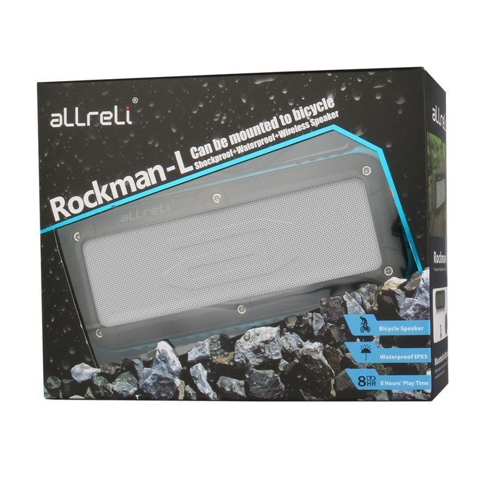 Powerful Outdoor and Shower Bluetooth Speaker, aLLreLi Portable Bluetooth 4.0 Speaker with 8 Hour Rechargeable... N13