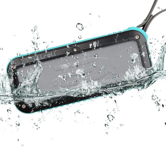 Powerful Outdoor and Shower Bluetooth Speaker, aLLreLi Portable Bluetooth 4.0 Speaker with 8 Hour Rechargeable... N15