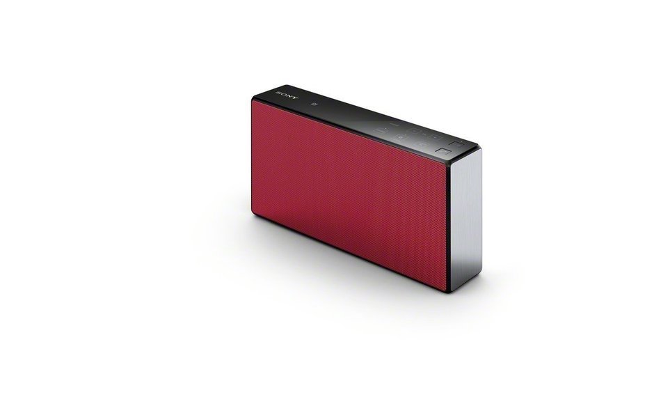 Sony SRSX5 Portable NFC Bluetooth Wireless Speaker System (Red) with Speakerphone N3