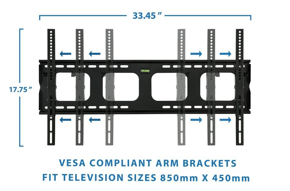 Mount-It! MI-303L Premium Tilting TV Wall Mount Bracket for 40 - 70 inch LCD, LED, or Plasma Flat Screen TV -... N4