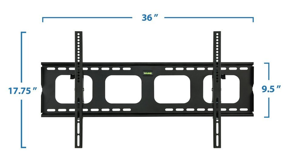 Mount-It! MI-303L Premium Tilting TV Wall Mount Bracket for 40 - 70 inch LCD, LED, or Plasma Flat Screen TV -... N7