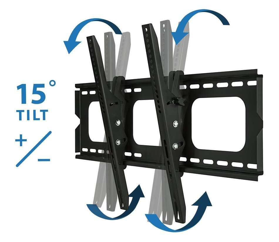 Mount-It! MI-303L Premium Tilting TV Wall Mount Bracket for 40 - 70 inch LCD, LED, or Plasma Flat Screen TV -... N10