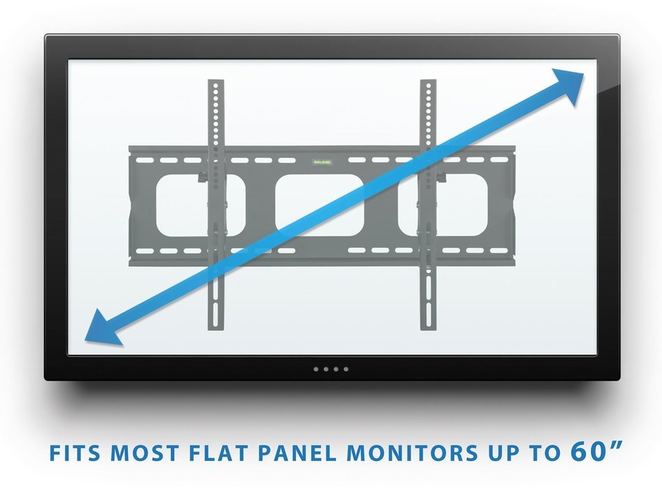 Mount-It! MI-303L Premium Tilting TV Wall Mount Bracket for 40 - 70 inch LCD, LED, or Plasma Flat Screen TV -... N13