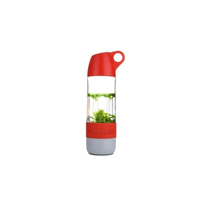 vastland Outdoor Portable 400ml water Bottle with Bluetooth speaker 2 in 1 Support TF Card play