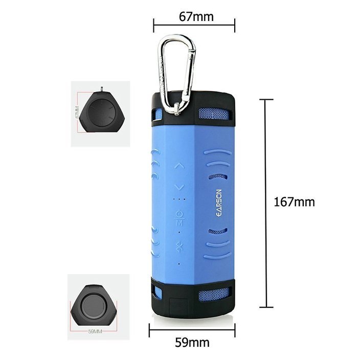 Candyoo 2015 New Earson ER-160 Mini Portable Sport Waterproof Shockproof Wireless Bluetooth Speaker for Iphone... N9