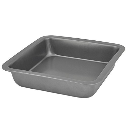 Water & Wood Bakeware Baking Sheet Oven Tray Cake Pan Silver Tone 9" X 9"