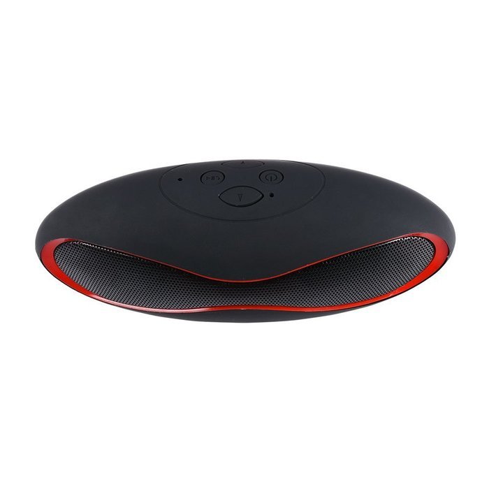 Mini Rugby Shape Wireless Bluetooth Speaker Support USB Drive/TF Card/Hands-free Call (Black) N3