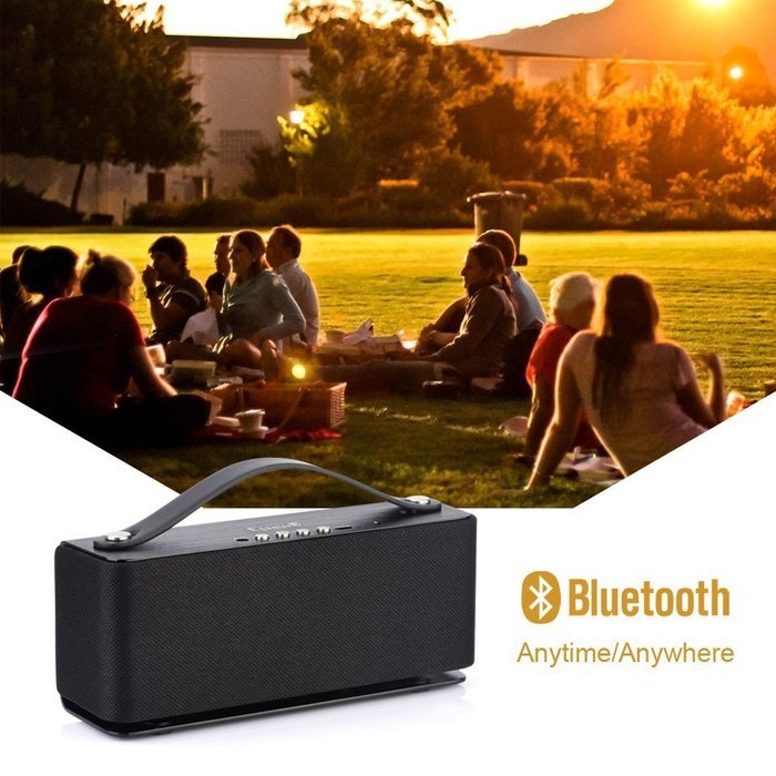 Efsound Handheld Portable Wireless Bluetooth Speaker Aluminum Enclosure Built in Microphone and Hands-Free with... N7