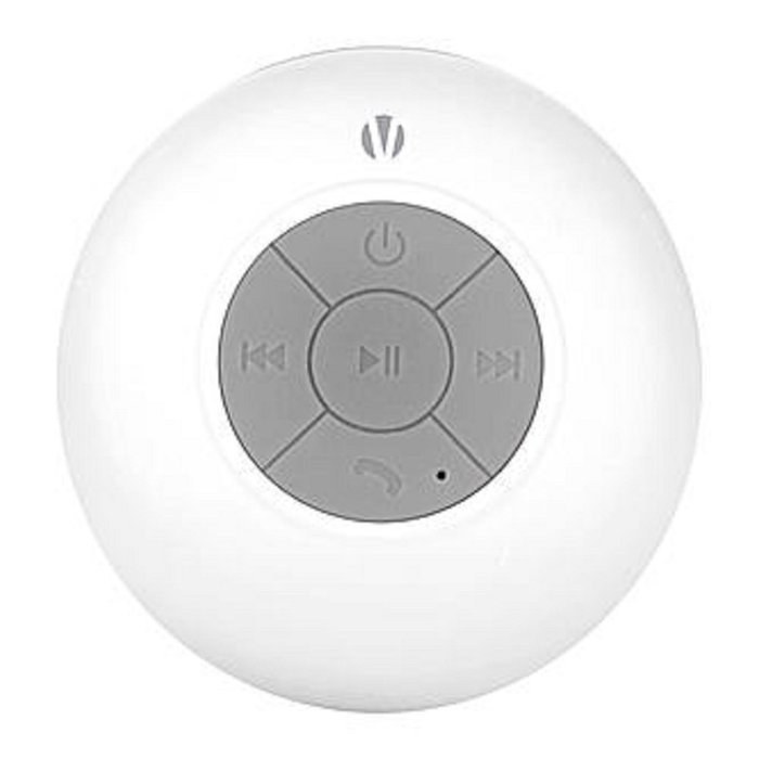 White Vivitar Wireless Shower Speaker with Bluetooth Technology N2