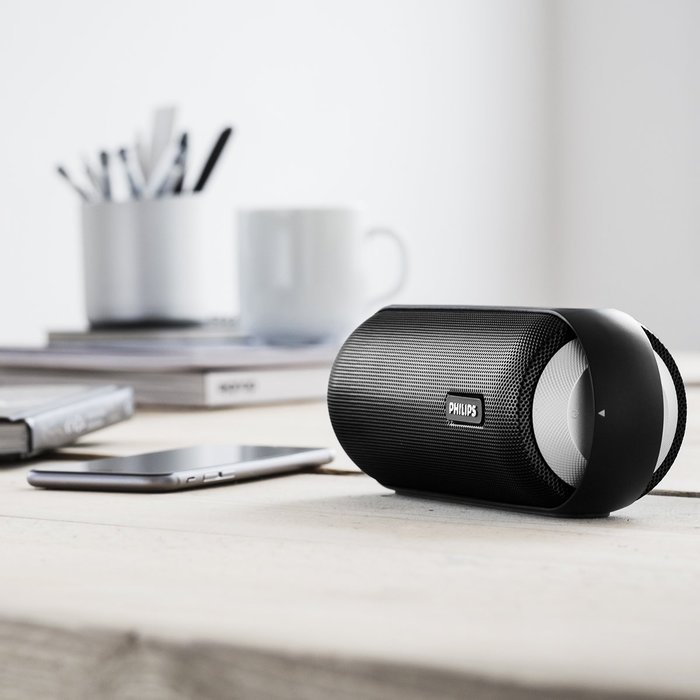 Philips BT6000W/37 Splash-proof Wireless Portable Speaker (White) N10