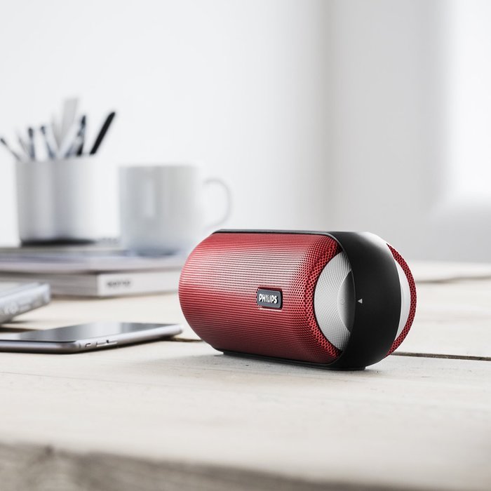 Philips BT6000W/37 Splash-proof Wireless Portable Speaker (White) N17