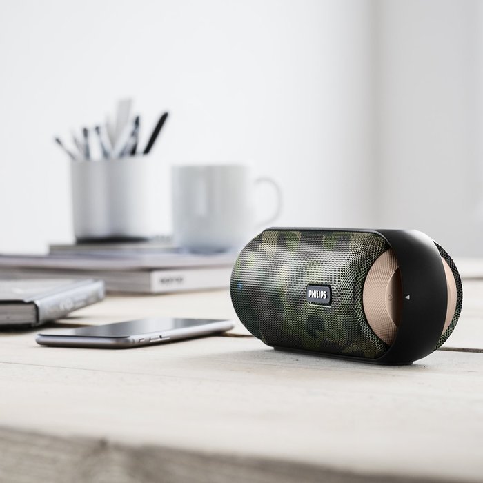 Philips BT6000W/37 Splash-proof Wireless Portable Speaker (White) N23