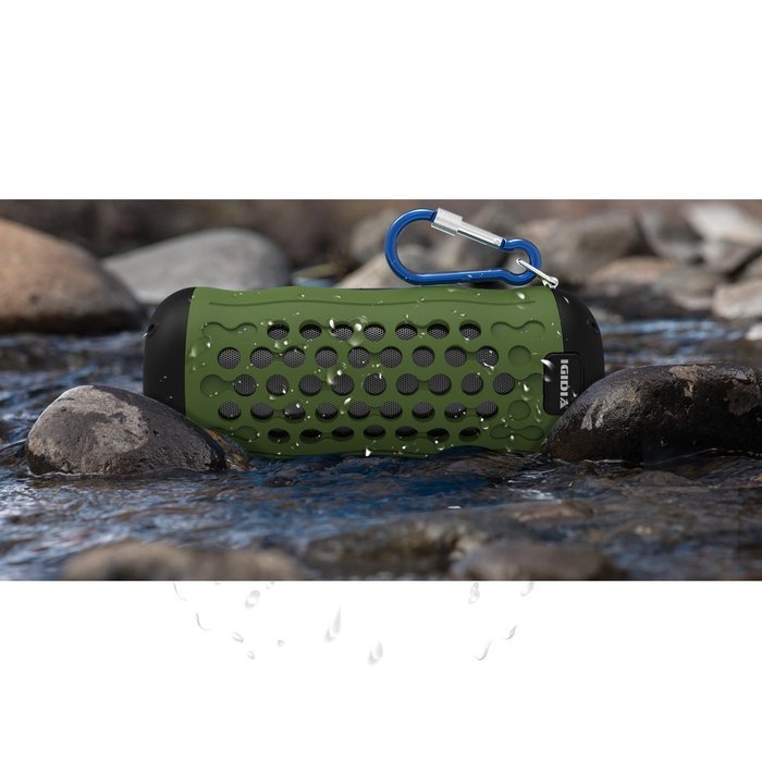 IGIDIA IPX5 Waterproof Portable Bluetooth Speakers, Outdoor/Shower Wireless Speaker with Enhanced Bass（Blue） N9