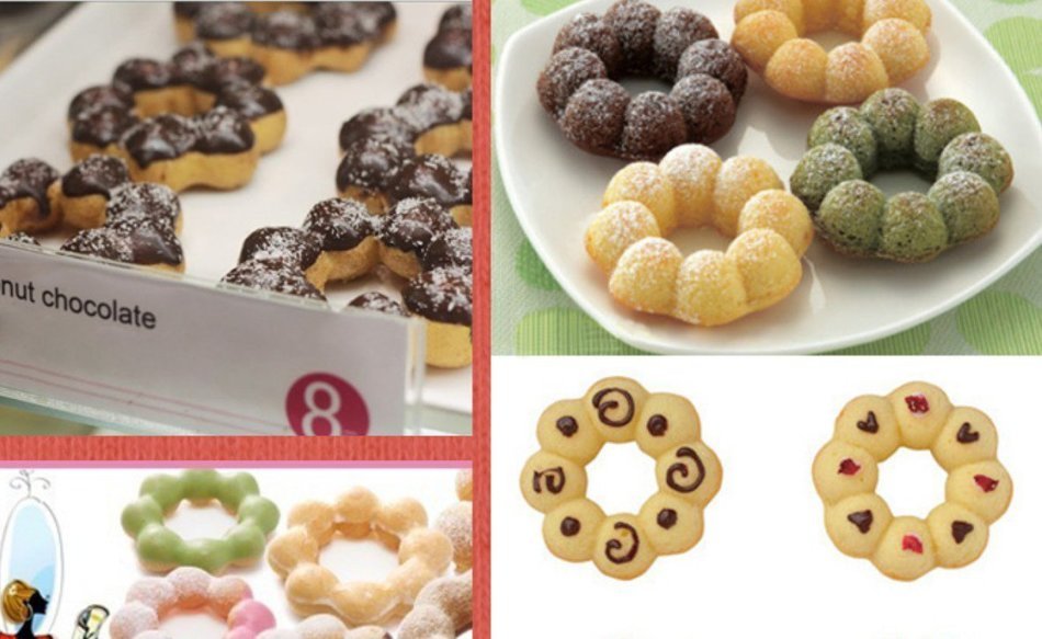 Gracelife Silicone Dessert Baking Pastry Cookie Sheet Mat Muffin DIY Chocolate Cookie Mould Mode N25
