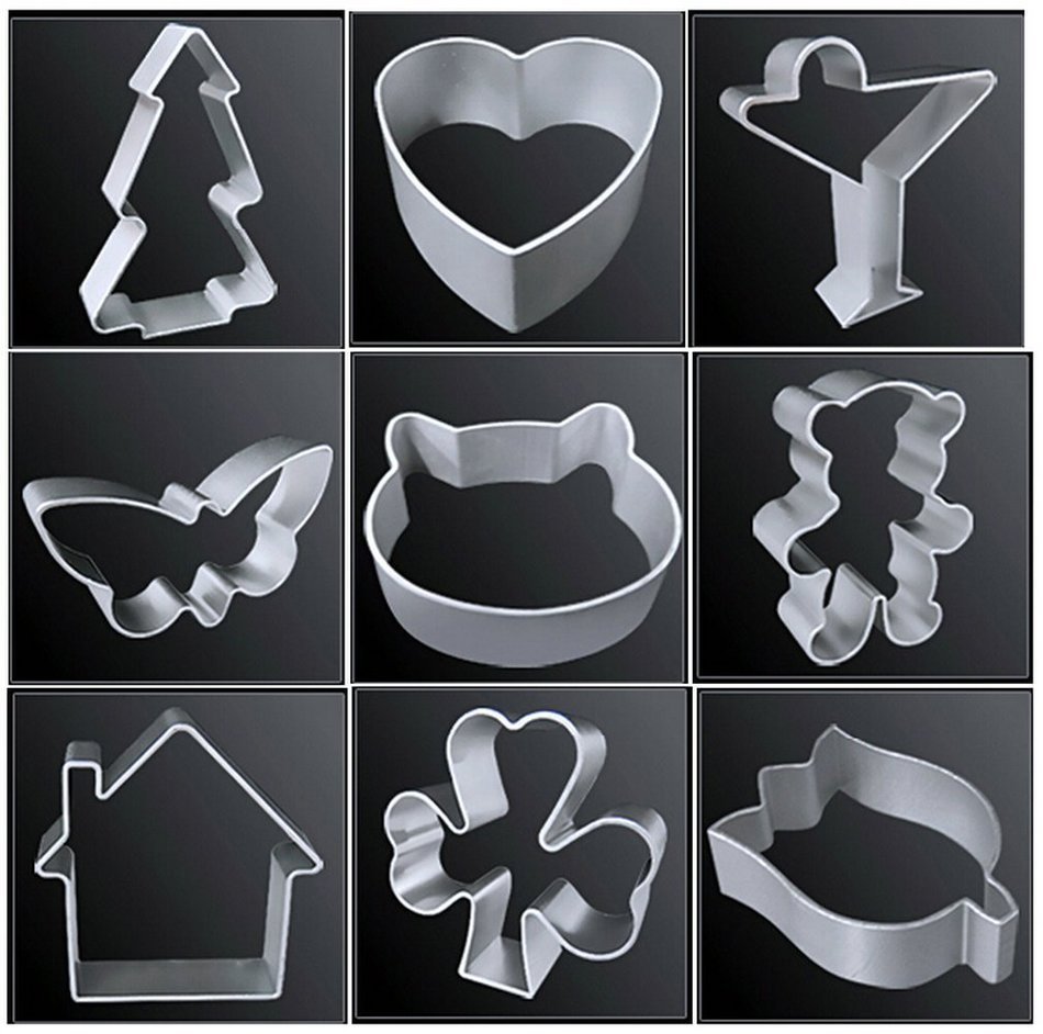 Gracelife Silicone Dessert Baking Pastry Cookie Sheet Mat Muffin DIY Chocolate Cookie Mould Mode N40