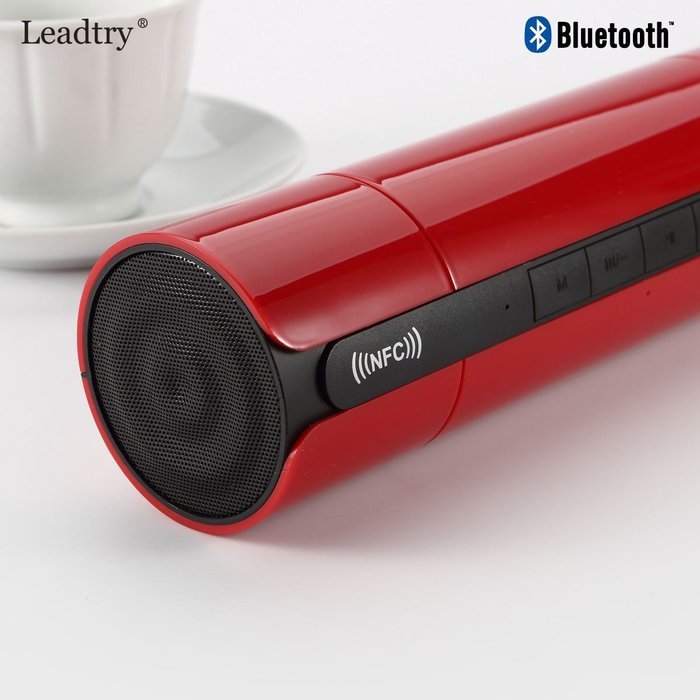 NFC FM HIFI Bluetooth Speaker Wireless Stereo Portable Loudspeakers Bluetooth Boombox Super Bass MP3 Player White N12