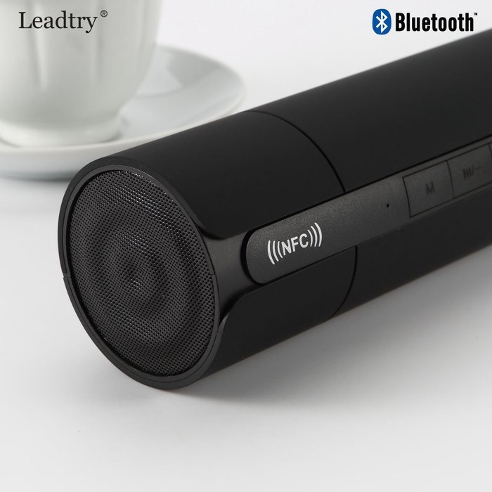 NFC FM HIFI Bluetooth Speaker Wireless Stereo Portable Loudspeakers Bluetooth Boombox Super Bass MP3 Player White N40