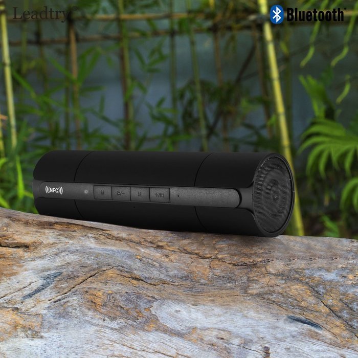 NFC FM HIFI Bluetooth Speaker Wireless Stereo Portable Loudspeakers Bluetooth Boombox Super Bass MP3 Player White N42