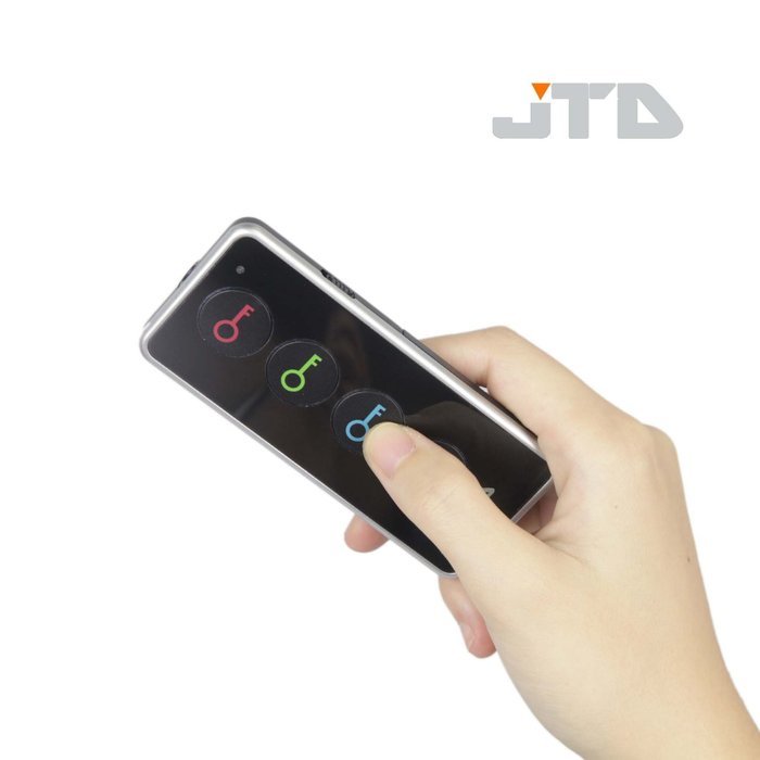 JTD Wireless RF Item Locator/Key Finder with LED flashlight and base support. With 4 Receivers Key Finder-Wireless... N5