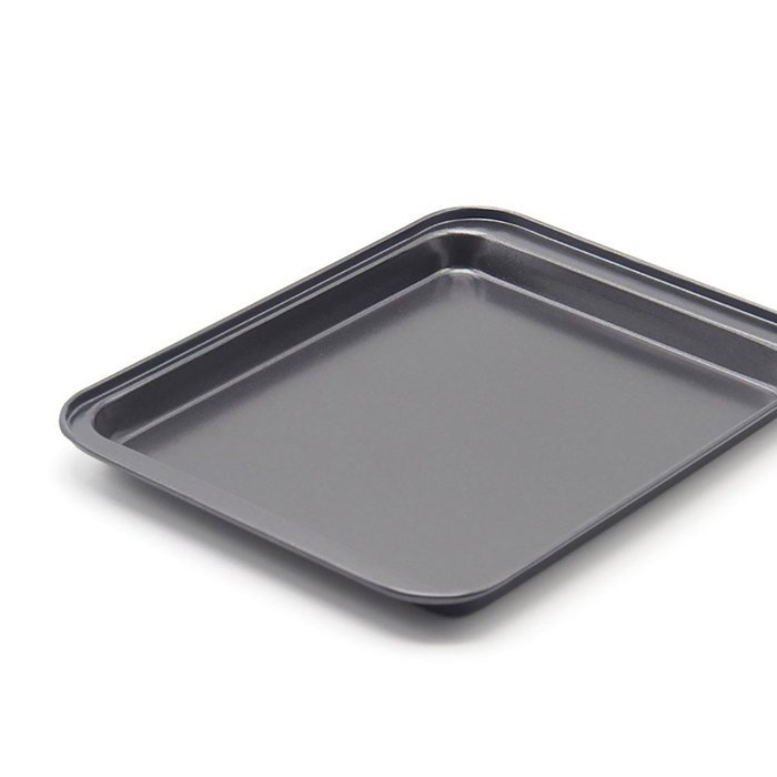 Iconic Nonstick Bakeware 9.5-Inch x 7-Inch Cookie Pan, Gray N3