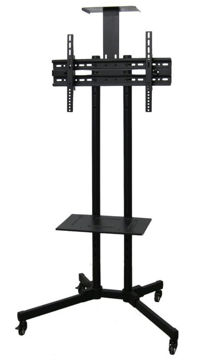 VIVO TV Cart for LCD LED Plasma Flat Panels Stand with Wheels Mobile fits 32" to 65" T.V. (STAND-TV01B) N2