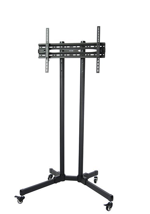 VIVO TV Cart for LCD LED Plasma Flat Panels Stand with Wheels Mobile fits 32" to 65" T.V. (STAND-TV01B) N7