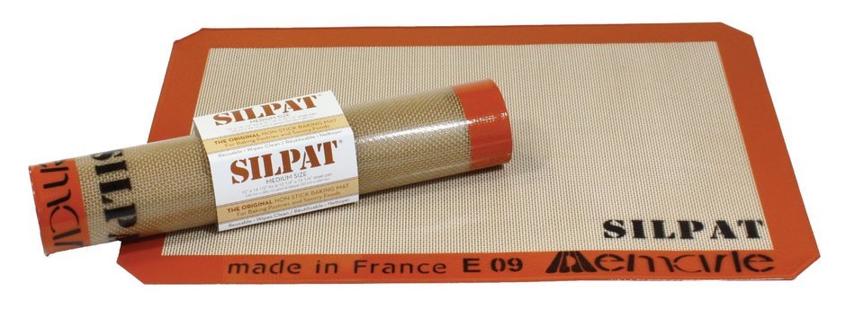 Silpat AE420295-07 Premium Non-Stick Silicone Baking Mat, Half Sheet Size, 11-5/8" x 16-1/2" N9