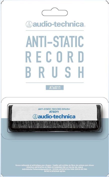 Audio-Technica AT6012 Record Care Kit with Record Care Solution, Brush Pad, Storage Base, and Adhesive Tape N3