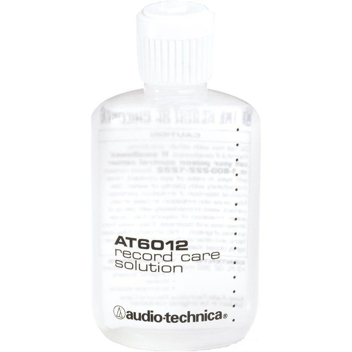 Audio-Technica AT6012 Record Care Kit with Record Care Solution, Brush Pad, Storage Base, and Adhesive Tape N4