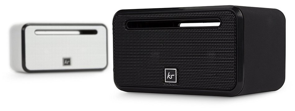 KitSound Ignite Mini Universal Portable Wireless Bluetooth Speaker Compatible with Smartphones and Tablets - White N11