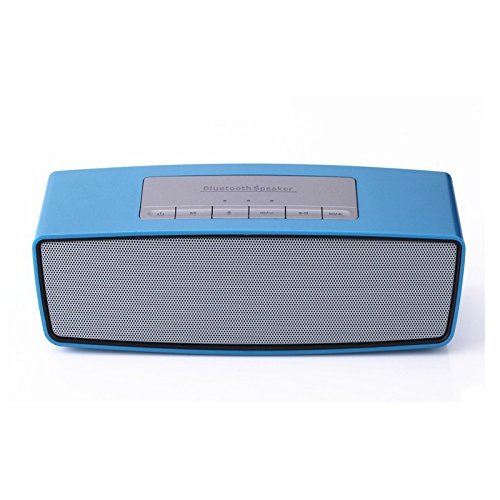 Portable HIFI Bluetooth Speaker Wireless Stereo Loudspeakers Bass Sound Box Color Blue