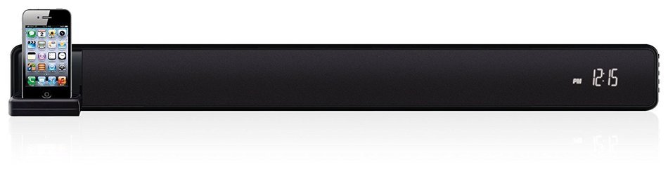 iLive iTB124B Vertical Bluetooth Sound Bar with Built-In FM Radio N4