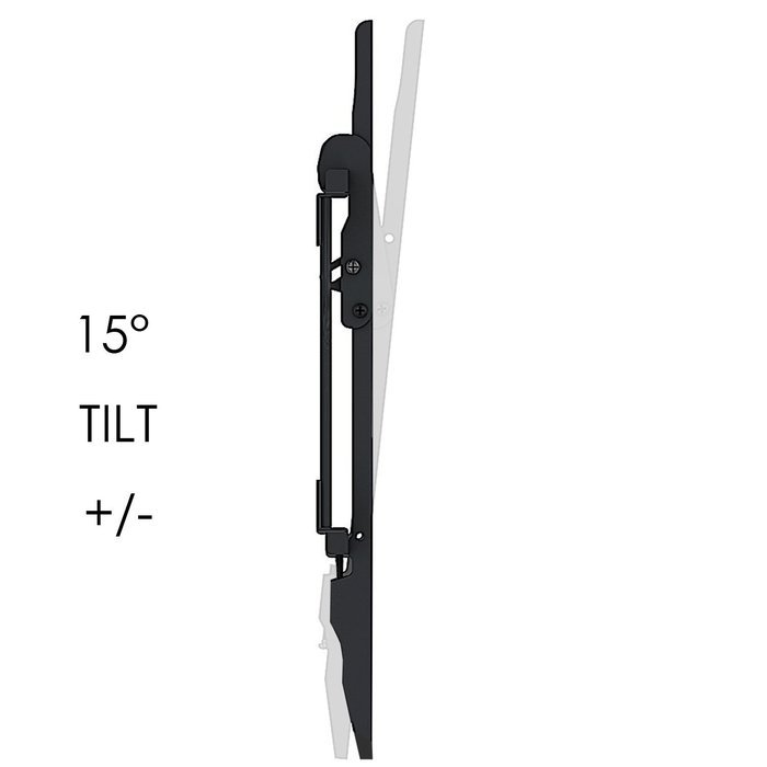 Fortress Mount TV Wall Mount for 40-70" TVs up to 165 lbs with 9-feet Braided HDMI Cable N2